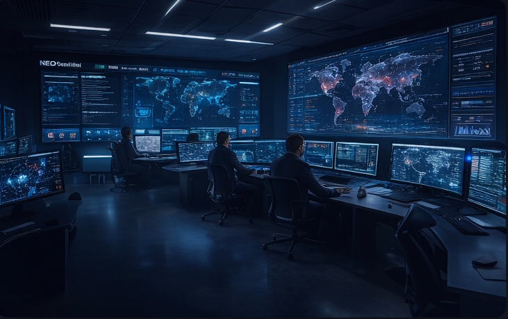 Operations room and converged cyber monitoring environment